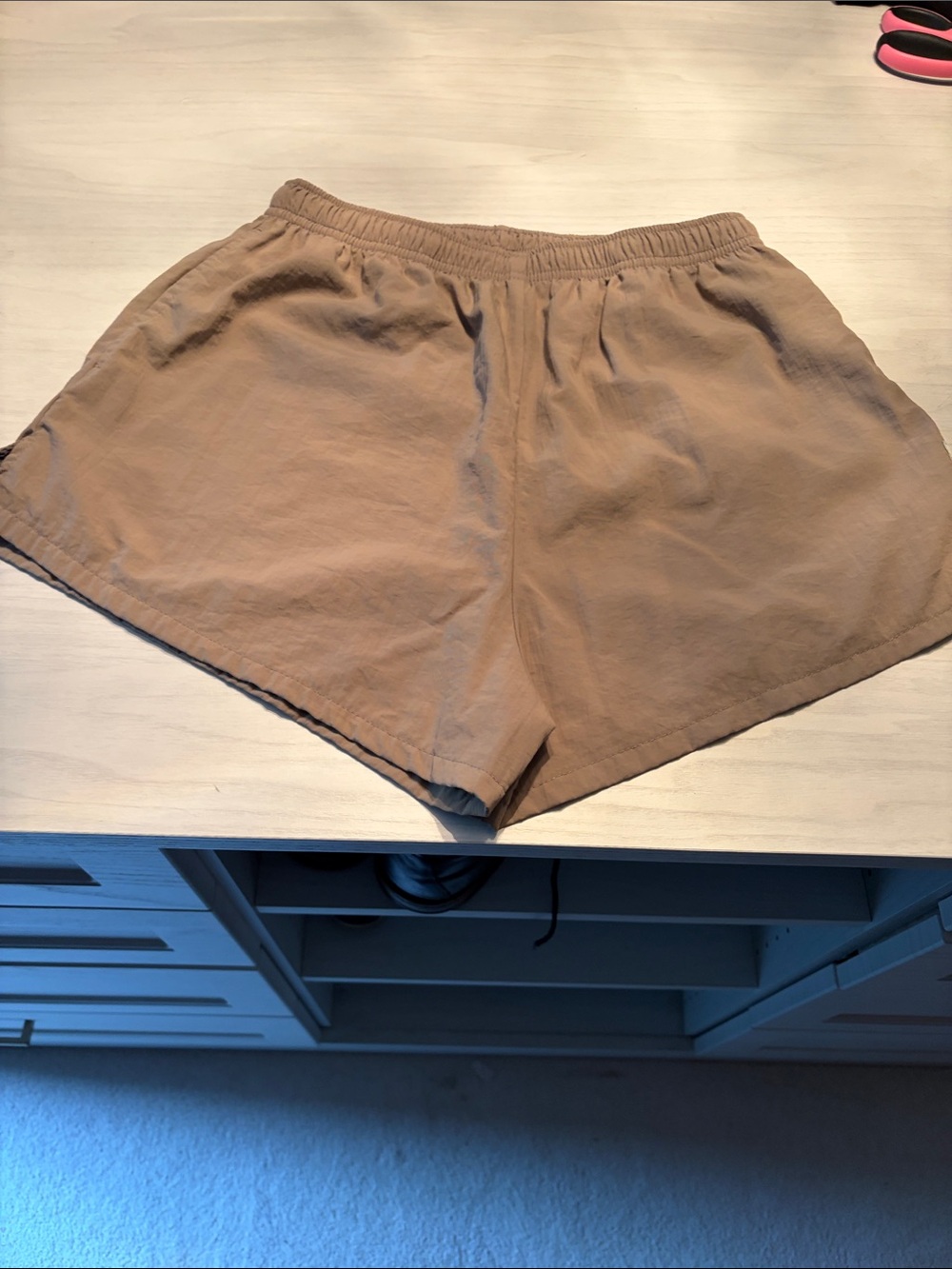 JOAH Brown Women's Relaxed Elastic Waist Shorts — Tan